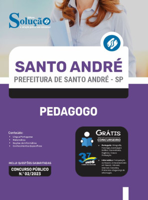 Apostila Prefeitura de Santo André - SP - Pedagogo - Imagem 3