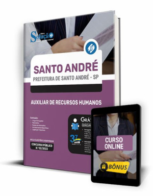 Apostila Prefeitura de Santo André - SP - Auxiliar de Recursos Humanos - Imagem 1