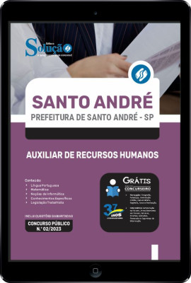 Apostila Prefeitura de Santo André - SP em PDF - Auxiliar de Recursos Humanos - Imagem 1