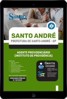 Apostila Prefeitura de Santo André - SP em PDF - Agente Previdenciário (Instituto de Previdência) - Imagem 1