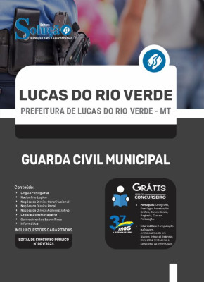 Apostila Prefeitura de Lucas do Rio Verde - MT - Guarda Civil Municipal - Imagem 3