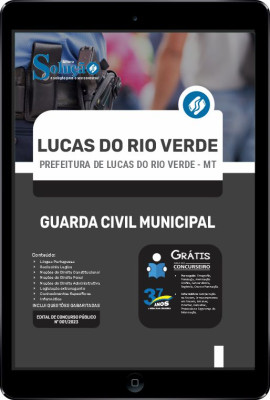 Apostila Prefeitura de Lucas do Rio Verde - MT em PDF - Guarda Civil Municipal - Imagem 1