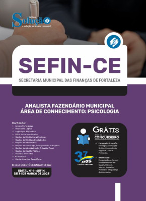 Apostila SEFIN-CE - Analista Fazendário Municipal - Área de Conhecimento: Psicologia - Imagem 3