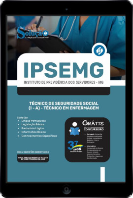 Apostila IPSEMG em PDF - Técnico de Seguridade Social (I-A) - Técnico em Enfermagem - Imagem 1