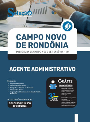 Apostila Prefeitura de Campo Novo de Rondônia - RO - Agente Administrativo - Imagem 3