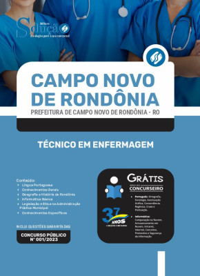 Apostila Prefeitura de Campo Novo de Rondônia - RO - Técnico em Enfermagem - Imagem 3