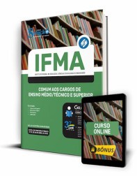 Capa Apostila IFMA - Comum aos Cargos de Ensino Médio/Técnico e Superior