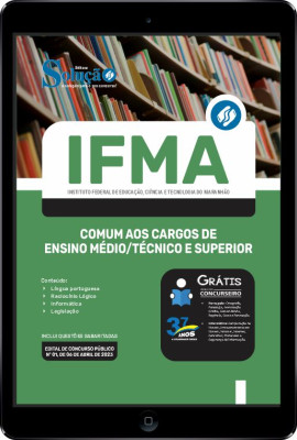 Apostila IFMA em PDF - Comum aos Cargos de Ensino Médio/Técnico e Superior - Imagem 1