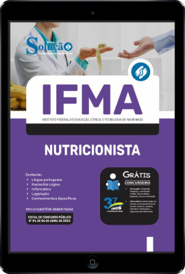 Apostila IFMA em PDF - Nutricionista - Imagem 1