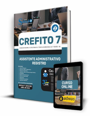 Apostila CREFITO 7 Bahia - Assistente Administrativo - Registro - Imagem 1