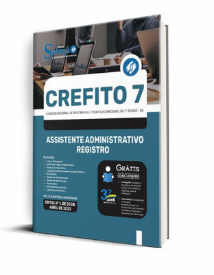 Apostila CREFITO 7 Bahia - Assistente Administrativo - Registro - Imagem 2