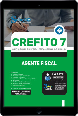 Apostila CREFITO 7 Bahia em PDF - Agente Fiscal - Imagem 1