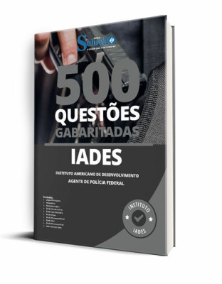 Caderno de Questões IADES - 500 Questões Gabaritadas - Imagem 1