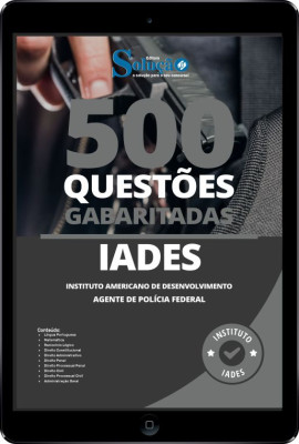 Caderno de Questões IADES em PDF - 500 Questões Gabaritadas - Imagem 1