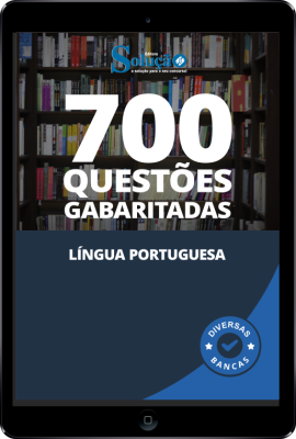 Caderno de Questões Língua Portuguesa em PDF - 700 Questões Gabaritadas - Imagem 1