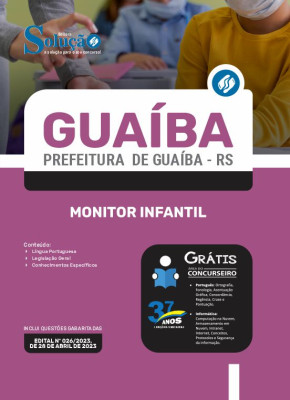 Apostila Prefeitura de Guaíba - RS - Monitor Infantil - Imagem 3