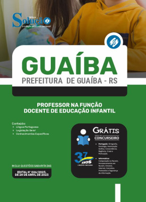 Apostila Prefeitura de Guaíba - RS - Professor na Função Docente de Educação Infantil - Imagem 3