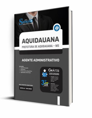 Apostila Prefeitura de Aquidauana - MS - Agente Administrativo - Imagem 2