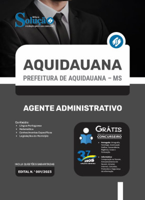 Apostila Prefeitura de Aquidauana - MS - Agente Administrativo - Imagem 3