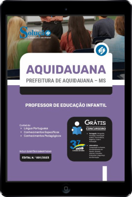 Apostila Prefeitura de Aquidauana - MS em PDF - Professor de Educação Infantil - Imagem 1