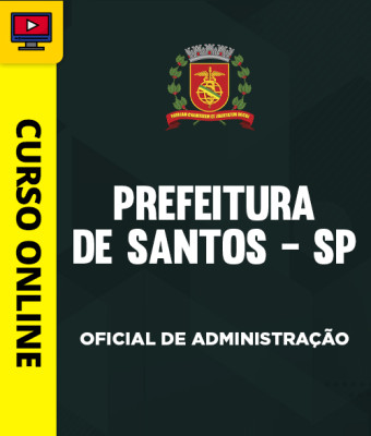 Curso Oficial de Administração - Prefeitura de Santos - SP - Imagem 1