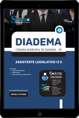 Apostila Câmara de Diadema - SP em PDF - Assistente Legislativo I e II - Imagem 1