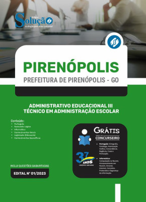 Apostila Prefeitura de Pirenópolis - GO - Administrativo Educacional III - Técnico em Administração Escolar - Imagem 3