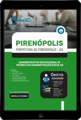 Apostila Prefeitura de Pirenópolis - GO em PDF - Administrativo Educacional III - Técnico em Administração Escolar - Imagem 1