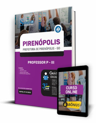 Apostila Prefeitura de Pirenópolis - GO - Professor P-III - Imagem 1