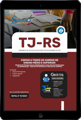 Apostila TJ-RS em PDF - Comum a Todos os Cargos de Ensino Médio e Superior - Imagem 1