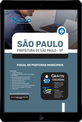 Apostila Prefeitura de São Paulo - SP em PDF - Fiscal de Posturas Municipais - Imagem 1