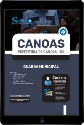 Apostila Prefeitura de Canoas - RS em PDF - Guarda Municipal - Imagem 1