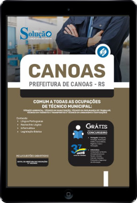 Apostila Prefeitura de Canoas - RS em PDF - Comum a Todas as Ocupações de Técnico Municipal - Imagem 1