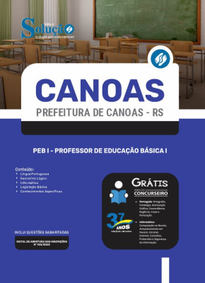 Apostila Prefeitura de Canoas - RS - PEB I - Professor de Educação Básica I - Imagem 3