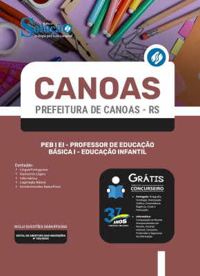 Apostila Prefeitura de Canoas - RS - PEB I EI - Professor de Educação Básica I - Educação Infantil - Imagem 3