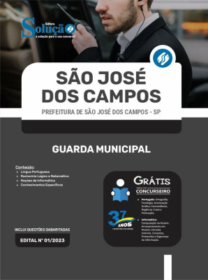 Apostila Prefeitura de São José dos Campos - SP - Guarda Municipal - Imagem 3