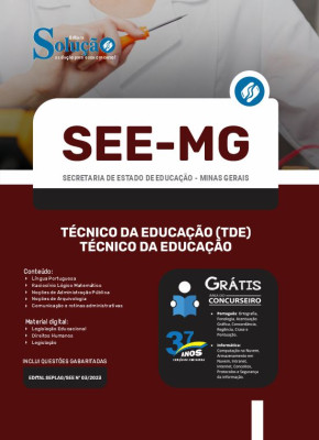 Apostila SEE-MG - Técnico da Educação (TDE) - Técnico da Educação - Imagem 3