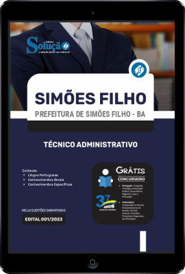 Apostila Prefeitura de Simões Filho - BA em PDF - Técnico Administrativo - Imagem 1