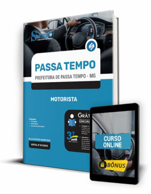 Apostila Prefeitura de Passa Tempo - MG - Motorista - Imagem 1