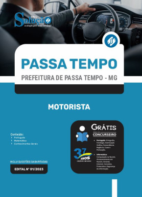 Apostila Prefeitura de Passa Tempo - MG - Motorista - Imagem 3