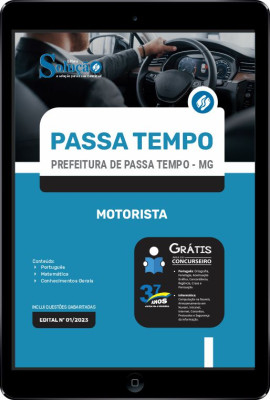 Apostila Prefeitura de Passa Tempo - MG em PDF - Motorista - Imagem 1