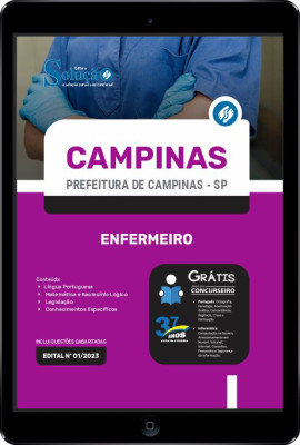 Apostila Prefeitura de Campinas - SP em PDF - Enfermeiro - Imagem 1