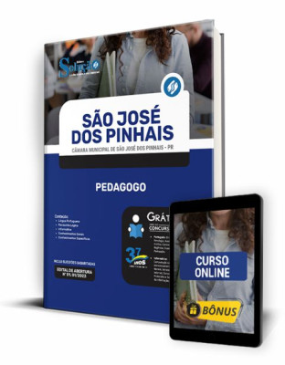 Apostila Câmara de São José dos Pinhais - PR - Pedagogo - Imagem 1