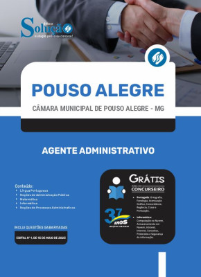 Apostila Câmara de Pouso Alegre - MG - Agente Administrativo - Imagem 3