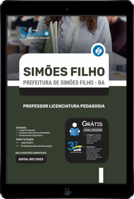 Apostila Prefeitura de Simões Filho - BA em PDF - Professor Licenciatura Pedagogia - Imagem 1