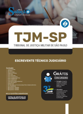 Apostila TJM-SP - Escrevente Técnico Judiciário - Imagem 3