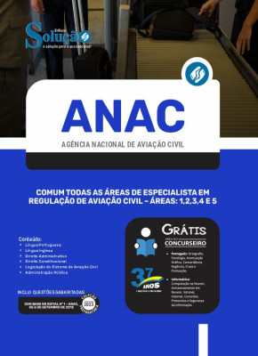 Apostila ANAC - Comum Regulação de Aviação Civil - Áreas: 1,2,3,4 e 5 - Imagem 3