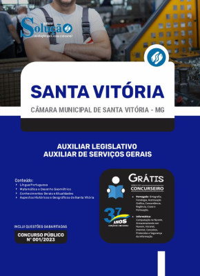 Apostila Câmara de Santa Vitória - MG - Auxiliar Legislativo - Auxiliar de Serviços Gerais - Imagem 3