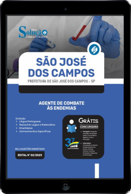 Apostila Prefeitura de São José dos Campos - SP em PDF - Agente de Combate às Endemias - Imagem 1