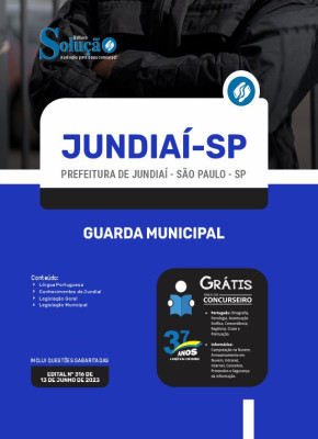 Apostila Prefeitura de Jundiaí - SP - Guarda Municipal - Imagem 3